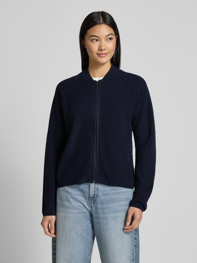 Christian Berg Woman Regular fit jack in gebreide look Donkerblauw - 4