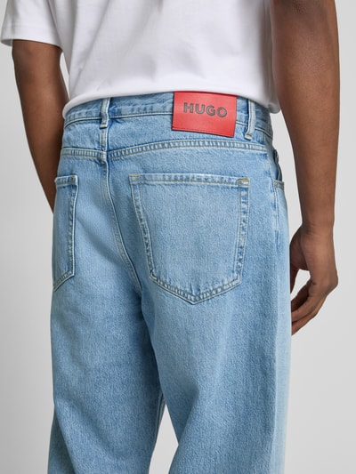 HUGO Relaxed Tapered Fit Jeans Modell 'HUGO 838' Jeansblau 3
