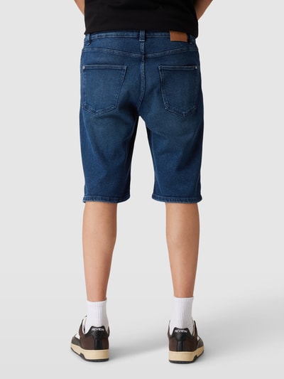 REVIEW Jeansshorts in 5-pocketmodel Donkerblauw - 5