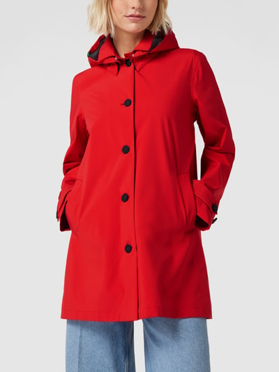 SAVE THE DUCK Jacke mit abnehmbarer Kapuze Modell 'APRIL' Rot 4