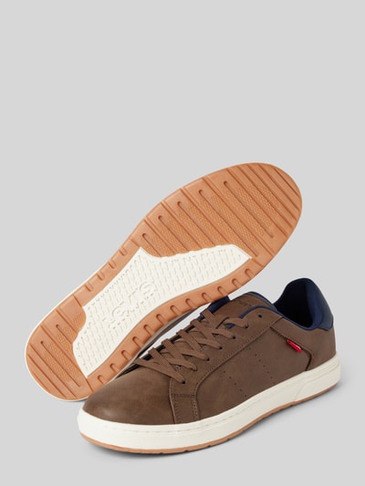 Levi’s® Acc. Sneakers met labeldetail, model 'PIPER' Middenbruin - 4