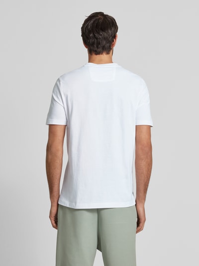 BOSS Green T-shirt met logoprint en ronde hals Wit - 5