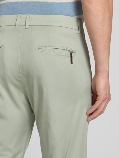 CINQUE Spodnie garniturowe o kroju slim fit z zaszewkami i francuskimi wpuszczanymi kieszeniami Miętowy 3