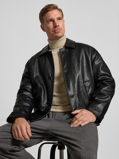 JAKE*S STUDIO MEN Jacke in Leder-Optik Black 3