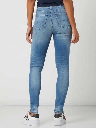 Tommy Jeans Jeansy o kroju skinny fit z dodatkiem streczu model 'Nora'  Jeansowy niebieski 5