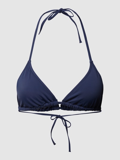 Jake*s Casual Bikini-Oberteil mit Schnürung Marine 2