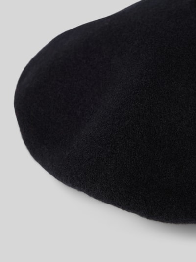 Loevenich Beret z czystej wełny Czarny 2