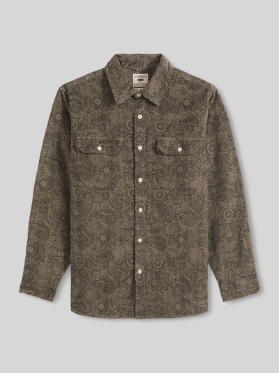 Levi's® Regular Fit Freizeithemd mit Label-Detail Mittelbraun 2