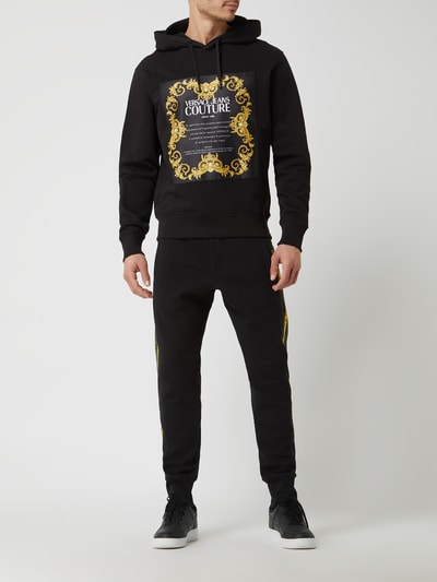 Versace Jeans Couture Hoodie mit Logo-Print  Black 1