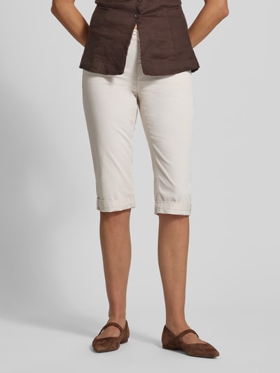 ANGELS Caprihose mit Umschlag und Eingrifftaschen Kitt 4