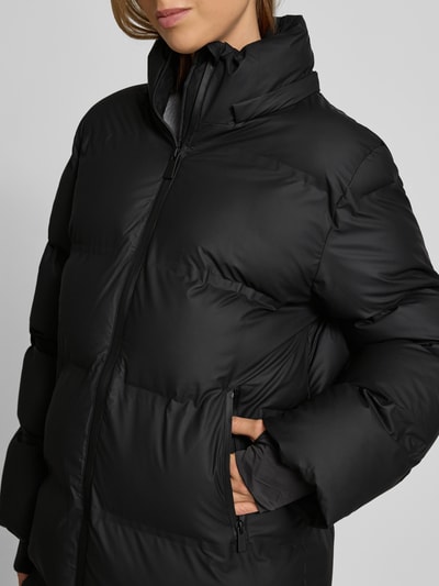 Neo Noir Steppmantel mit Kapuze Modell 'Viviana' Black 3