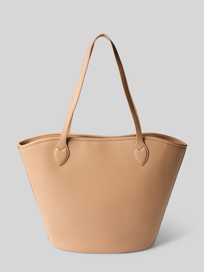 VALENTINO BAGS Shopper mit Label-Prägung Beige 3