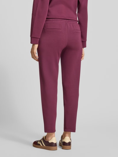 Christian Berg Woman Sweatpants mit elastischem Bund und Tunnelzug Kirsche 5