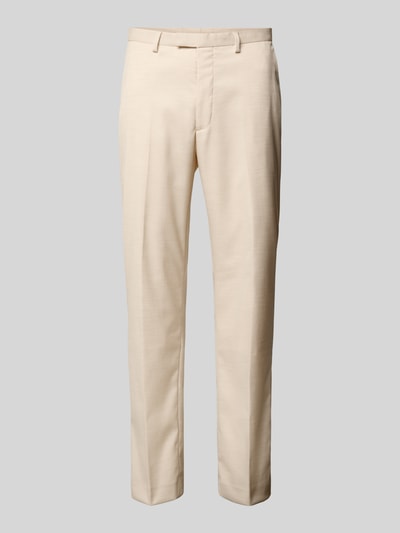 MCNEAL Regular Fit Anzughose mit Leinen-Anteil Beige 2