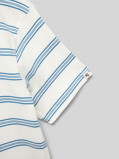 Garcia T-Shirt mit Label-Print Offwhite 2