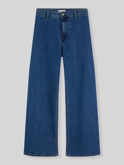 Tommy Hilfiger Wide Leg Culotte aus Baumwoll-Mix Modell 'RIAN' Bleu Melange 2