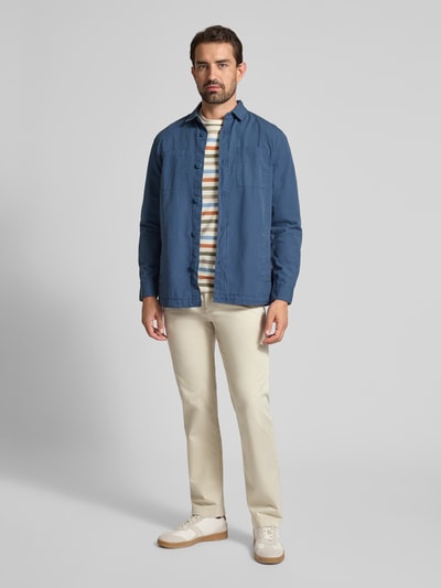 BOSS Orange Regular Fit Chino aus Baumwoll-Mix Beige 1