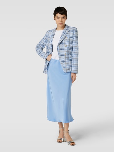 WHITE LABEL Blazer mit Gitterkaro Hellblau 1