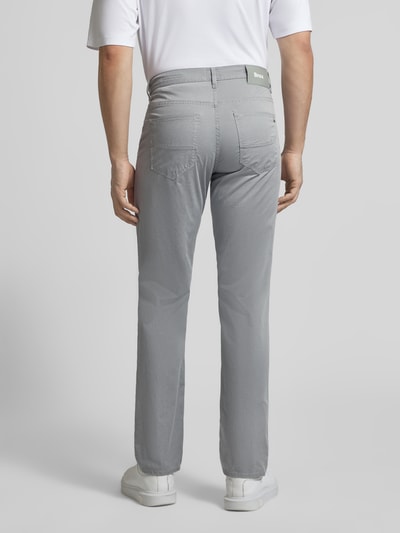 Brax Regular Fit Hose mit Strukturmuster Modell 'Cadiz' Silber 5
