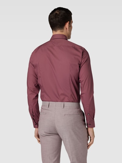 BOSS Slim Fit Koszula biznesowa o kroju regular fit z kołnierzykiem typu kent Czerwony 5