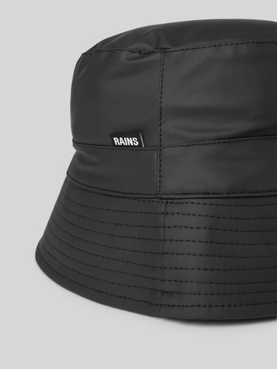 RAINS Bucket Hat in Leder-Optik Black 2