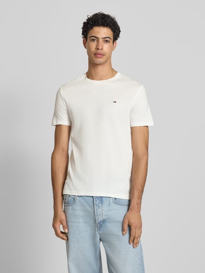 Tommy Jeans zestaw t-shirtów o kroju slim fit z czystej bawełny w zestaw 2 szt. Beżowy 4