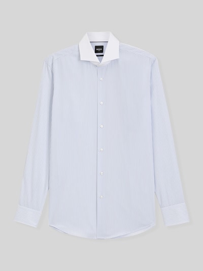 BOSS Slim Fit Businesshemd aus reiner Baumwolle Modell 'HANK-SP-B1' Bleu 2