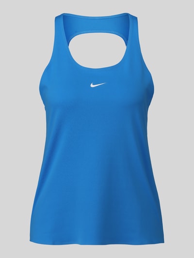 Nike Training Slim Fit Sport-Top mit Logo-Print Modell 'Pro' Blau 2