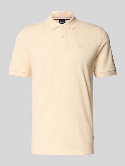 BOSS Regular fit poloshirt van puur katoen, model 'PALLAS' Zalm - 2