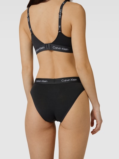 Calvin Klein Underwear Slip mit elastischem Logo-Bund Modell 'MODERN' Black 4