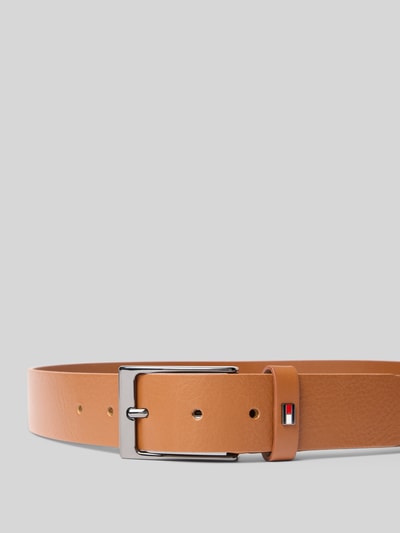 Tommy Hilfiger Ledergürtel mit Logo-Applikation Cognac 2