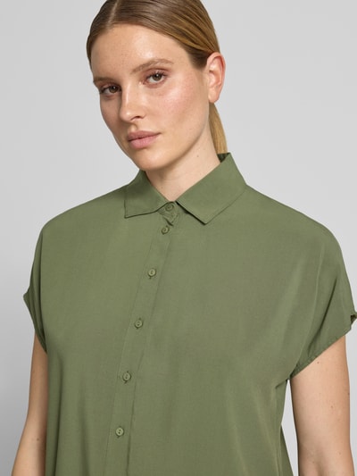 Christian Berg Woman Relaxed Fit Bluse aus Viskose Oliv 3