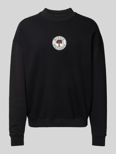 BLKVIS Sweatshirt met labelbadge, model 'SOURCE' Zwart - 2