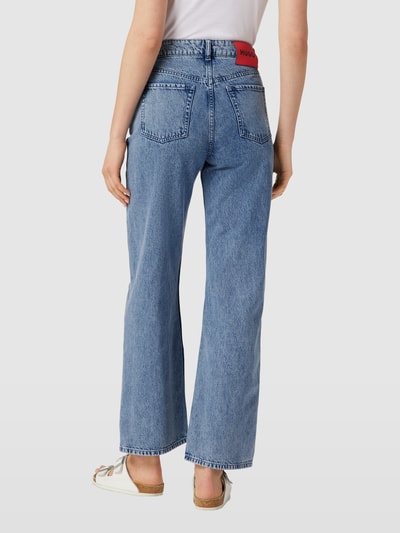 HUGO Jeans mit Label-Patch Hellblau 5