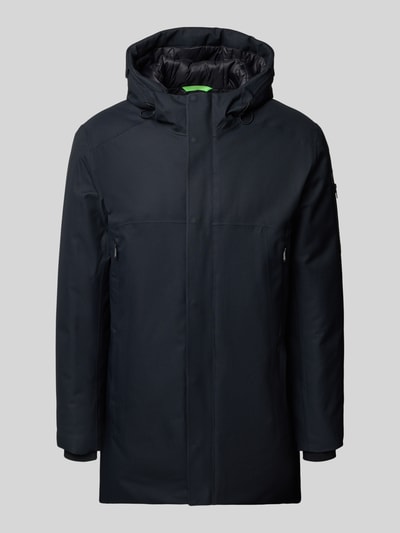 BOSS Green Regular fit parka van waterdicht materiaal, model 'HEXATECH' Marineblauw - 2