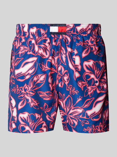 Tommy Hilfiger Badehose mit Allover-Muster Dunkelblau 3