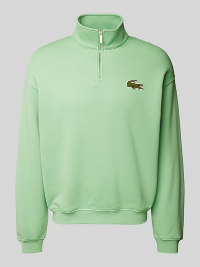 Lacoste Sweatshirt mit Logo-Badge Hellgruen 2