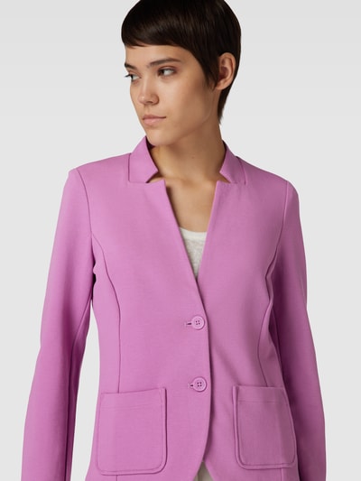 Tom Tailor Blazer in unifarbenem Design mit Eingrifftaschen Mauve 3