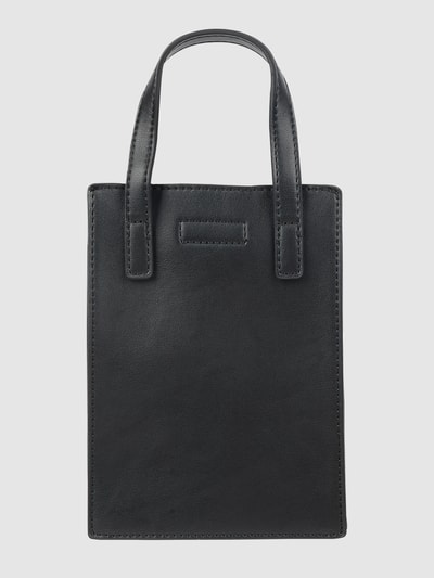 Seidenfelt Tote Bag in Leder-Optik Modell 'Bente'  Black 6