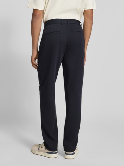 ARMANI EXCHANGE Spodnie materiałowe o kroju regular fit z kieszeniami z tyłu model ‘PANTALONI’ Granatowy 5