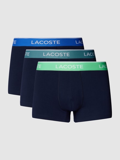 Lacoste Obcisłe bokserki z elastycznym pasem z logo Zielony 1