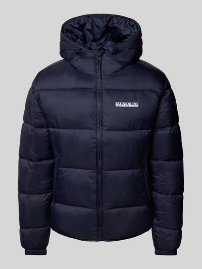 Napapijri Steppjacke mit Label-Print Modell 'SUOMI' Marine 2