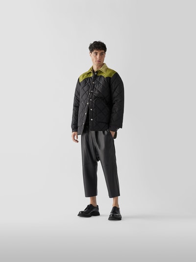 Marni Steppjacke mit Kentkragen Schwarz 1