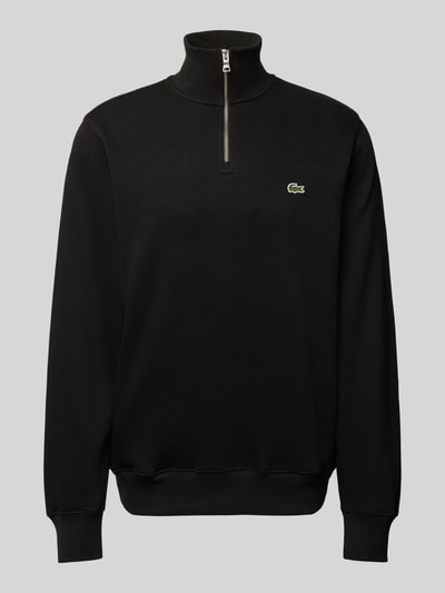 Lacoste Gebreide pullover met opstaande kraag Zwart - 2