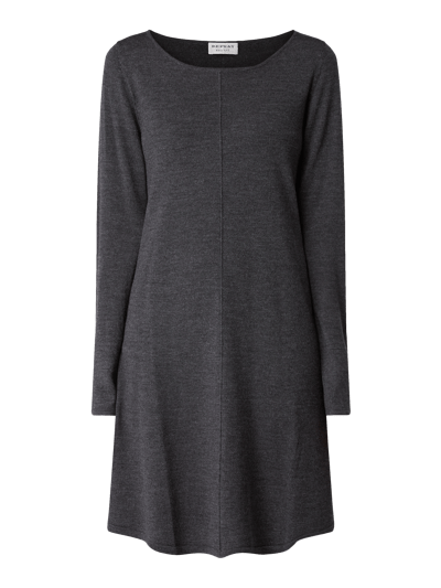 Repeat Kleid aus Wolle  Anthrazit 2