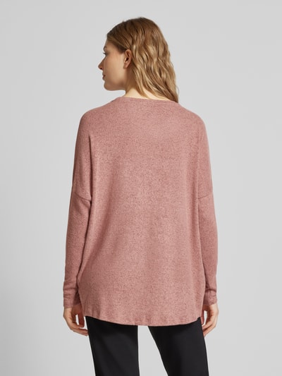 Soyaconcept Gebreide pullover met extra brede schouders, model 'Biara' Rosé gemêleerd - 5