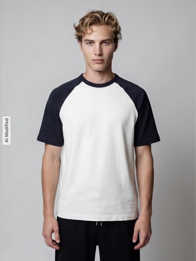 ONLY & SONS Relaxed Fit T-Shirt aus reiner Baumwolle Modell 'HEATON' Offwhite 4