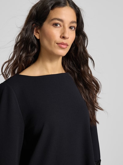 s.Oliver BLACK LABEL Loose Fit 3/4-Shirt mit Pailletten Black 3