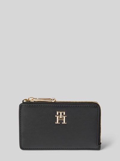 Tommy Hilfiger Portemonnaie mit Label-Applikation Black 1