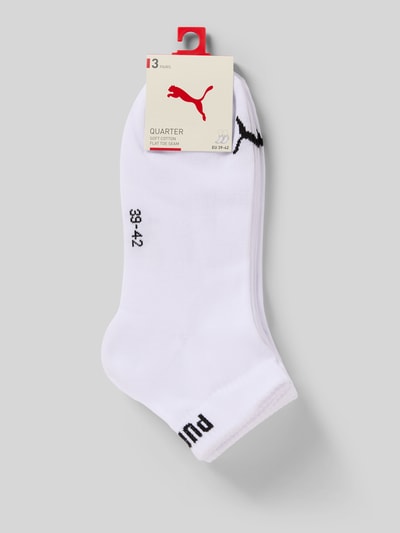 PUMA Damskie skarpety do sneakersów w zestawie 3 szt. Biały 3